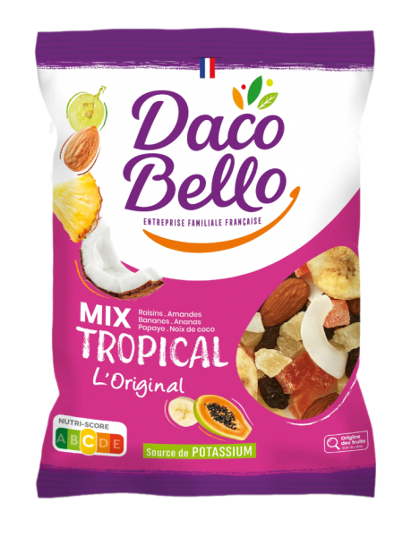 Daco Bello mix Tropical (Hạt và quả sấy)