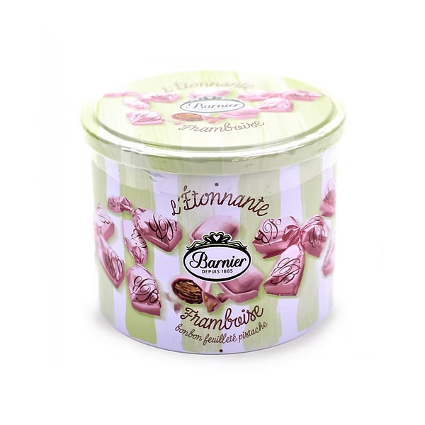 Etonnante Framboise Boite Fer Ronde 200g