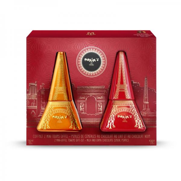 2 mini Eiffel Towers gift-set-50g