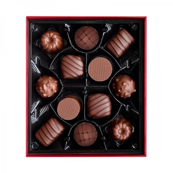 Connoisseurs - 12 assorted milk chocolates-120g