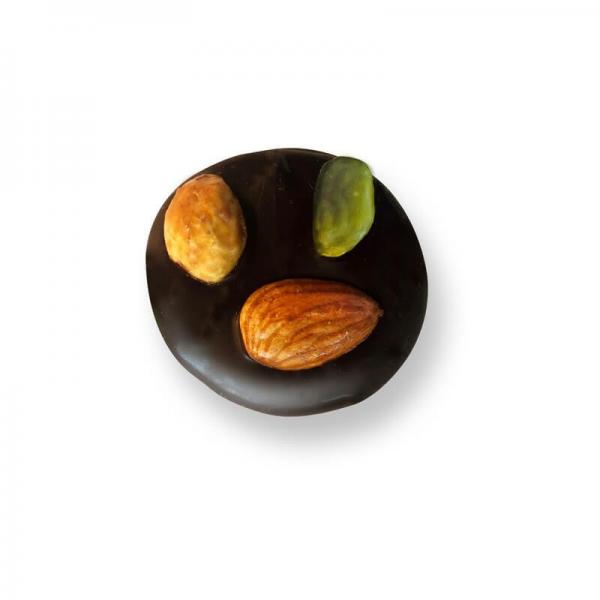 Cardbox of 6 assorted mendiants - 64g