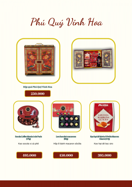 Set quà Tết: Phú Quý Vinh Hoa