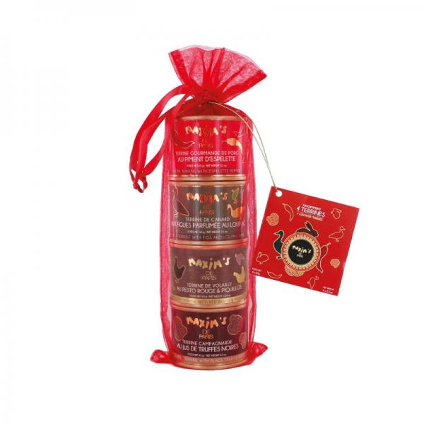 Gift pack 4 pâtés - 260g