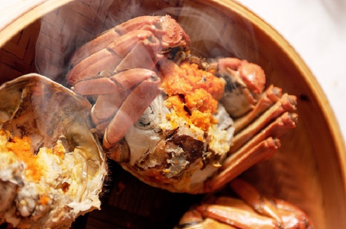 Cua lông Thượng Hải hấp