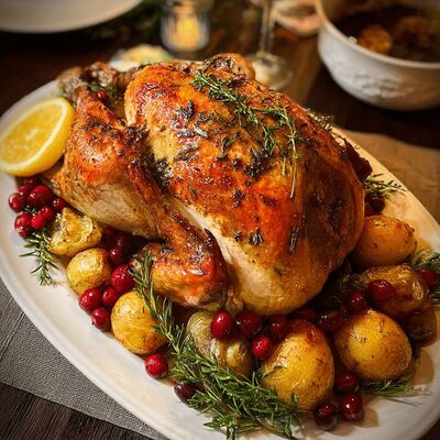 Gà tây nướng Au Gourmet tiệc cuối năm