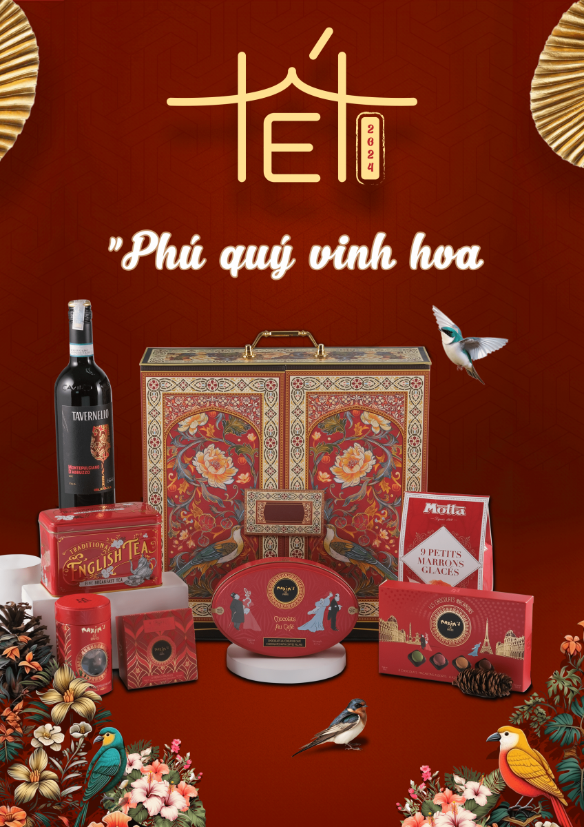 Set quà Tết sang trọng