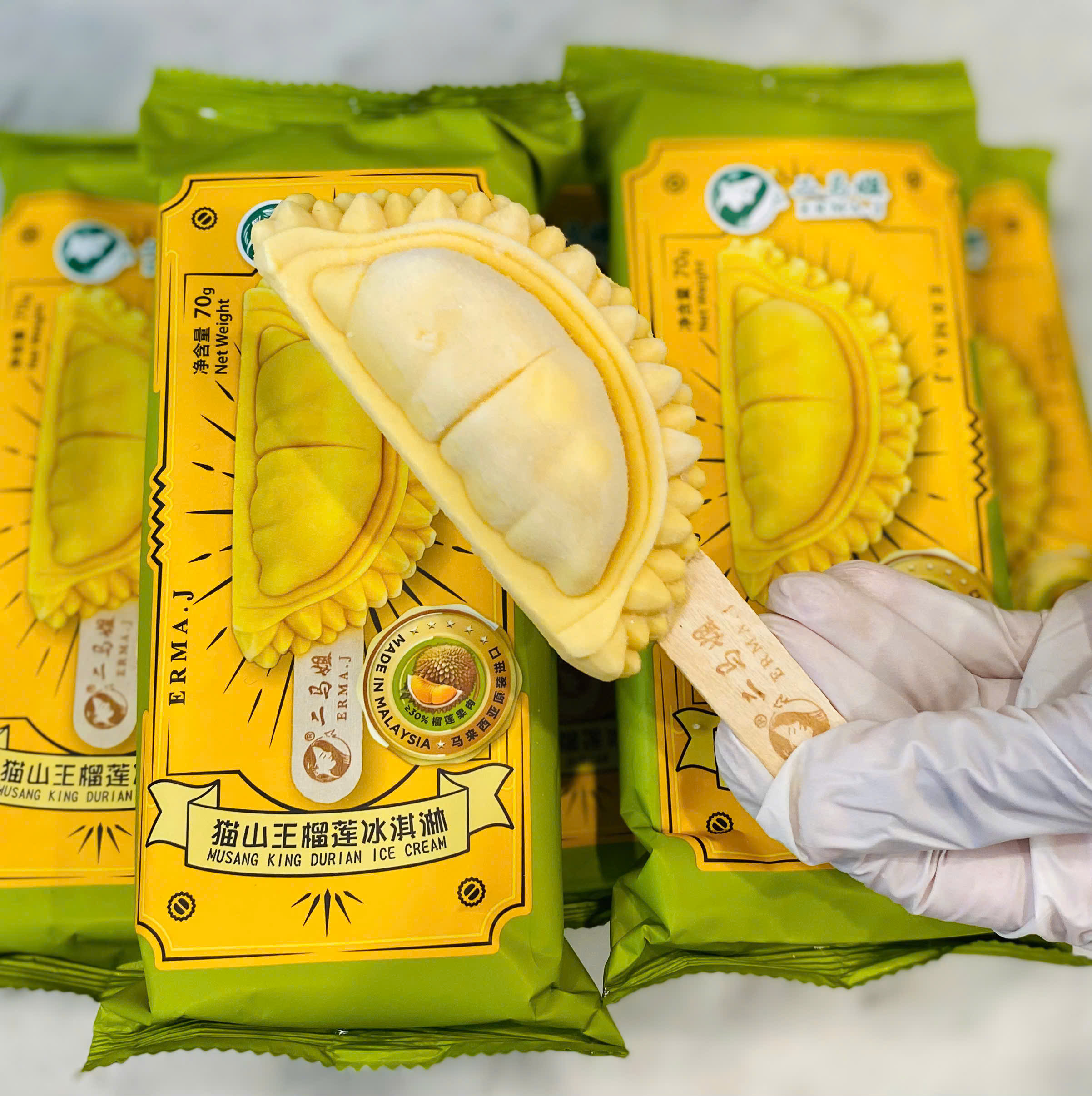 Kem Sầu Riêng Musang King 100% nguyên chất