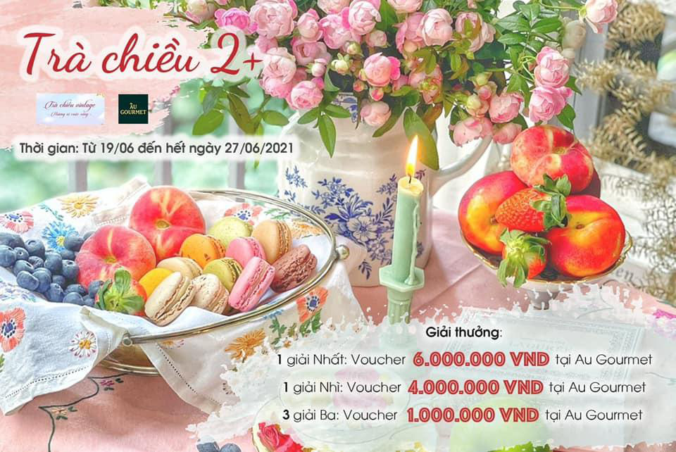 Au Gourmet đồng hành cùng cuộc thi thú vị dành cho hội mê trà chiều