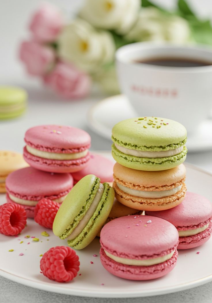Macaron sắc màu, hương vị và cảm hứng nghệ thuật