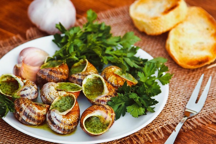 CÁCH LÀM MÓN ỐC SÊN NƯỚNG KIỂU PHÁP